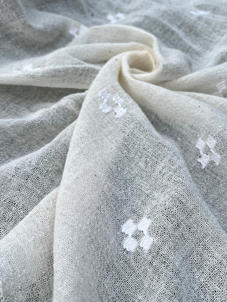Handwoven Natural Fabrics, Hand Loomed Unique Textured Fabrics.