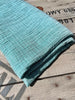 Tissu en mousseline extra froissé et doux par cour - Tissu en mousseline biologique - Mousseline de coton pour bébé - Tissu de gaze 2 couches au mètre, 150 CM DE LARGEUR. Couverture nouveau-né.