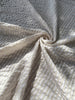 Beige Striped- Black Striped- Brown Striped Neutral Organic Cotton Fabric.