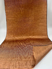 Cinnamon Silk Fabric, Moire Silk Fabric, Silk By The Yard. Watermark Pattern.