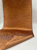 Cinnamon Silk Fabric, Moire Silk Fabric, Silk By The Yard. Watermark Pattern.