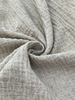 Keten Yarı Şeffaf Açık Dokuma Muslin Kumaş. - Organik Muslin Kumaş - Bebek Pamuklu Muslin - Metre ile 2 Katlı Tül Kumaş, 150 CM GENİŞLİK. Yenidoğan Battaniyesi.