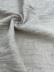 Keten Yarı Şeffaf Açık Dokuma Muslin Kumaş. - Organik Muslin Kumaş - Bebek Pamuklu Muslin - Metre ile 2 Katlı Tül Kumaş, 150 CM GENİŞLİK. Yenidoğan Battaniyesi.