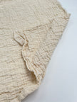 Tissu en mousseline extra froissé et doux par cour - Tissu en mousseline biologique - Mousseline de coton pour bébé - Tissu de gaze 2 couches au mètre, 150 CM DE LARGEUR. Couverture nouveau-né.