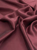 Burgundy Red  / Wine Red Stoned Silk Satin.