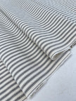 Ağır Ağırlık Yumuşatılmış Pamuklu Kumaş Metre 280/m2 - Döşemelik Çizgili Fransız Stili - Doğal Döşemelik Kumaşlar. %100 Pamuk - 150 cm Genişlik
