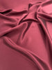 Burgundy Red  / Wine Red Stoned Silk Satin.