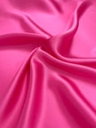 Pink Satin Pure Silk, Silk By The Yard, Silk Chiffon, Mulberry Silk.