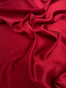 Saturated Red Satin Pure Silk.