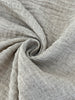 Keten Yarı Şeffaf Açık Dokuma Muslin Kumaş. - Organik Muslin Kumaş - Bebek Pamuklu Muslin - Metre ile 2 Katlı Tül Kumaş, 150 CM GENİŞLİK. Yenidoğan Battaniyesi.