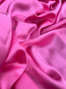 Pink Satin Pure Silk, Silk By The Yard, Silk Chiffon, Mulberry Silk.