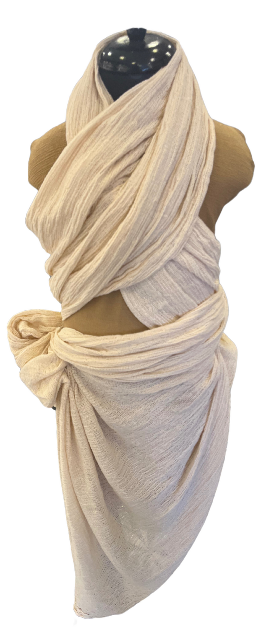 File Pamuklu Yumuşak Organik Kumaş, Ekru Beyaz - Siyah Renk Seçenekleri Mevcuttur, Şeffaf, Yumuşak Akışkan File Kumaş.