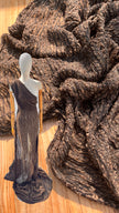 Brown Linen Textured Linen Fabric By The Yard Natural Fabrics.