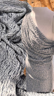 Bluish Gray Linen Fabric By The Yard Textured Handloom Semi-Sheer Natural Fabrics.