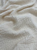 Tissu en mousseline extra froissé et doux par cour - Tissu en mousseline biologique - Mousseline de coton pour bébé - Tissu de gaze 2 couches au mètre, 150 CM DE LARGEUR. Couverture nouveau-né.