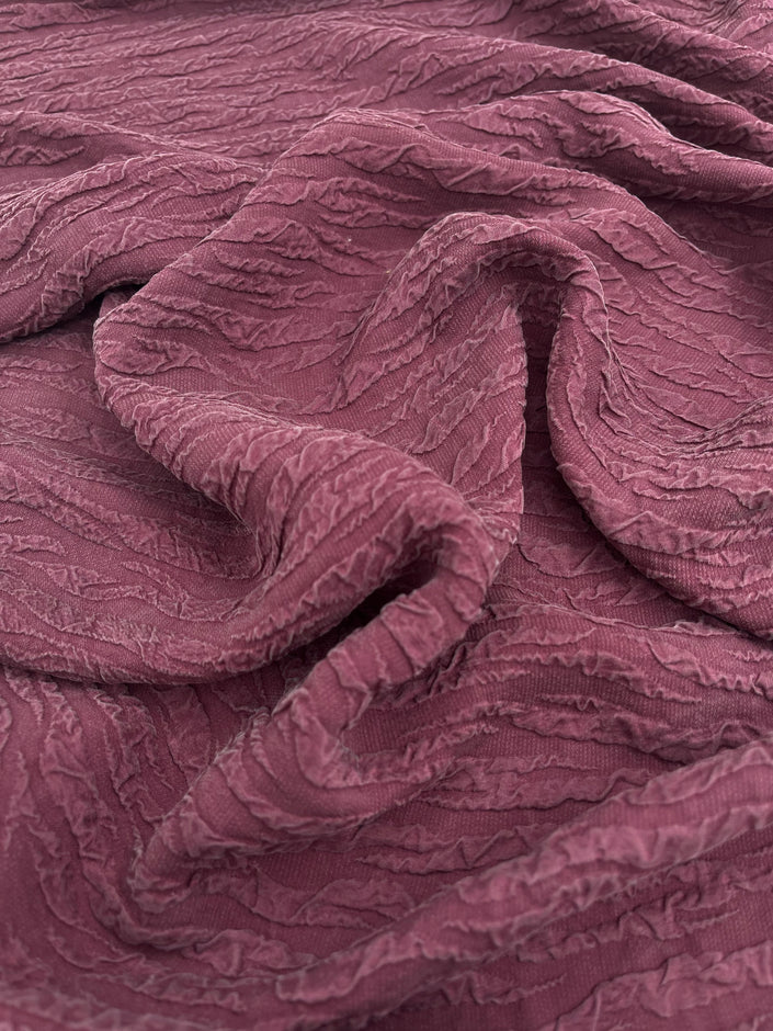Jacquard Chiffon Silk, Designer Silk Fabric.