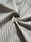 Ağır Ağırlık Yumuşatılmış Pamuklu Kumaş Metre 280/m2 - Döşemelik Çizgili Fransız Stili - Doğal Döşemelik Kumaşlar. %100 Pamuk - 150 cm Genişlik