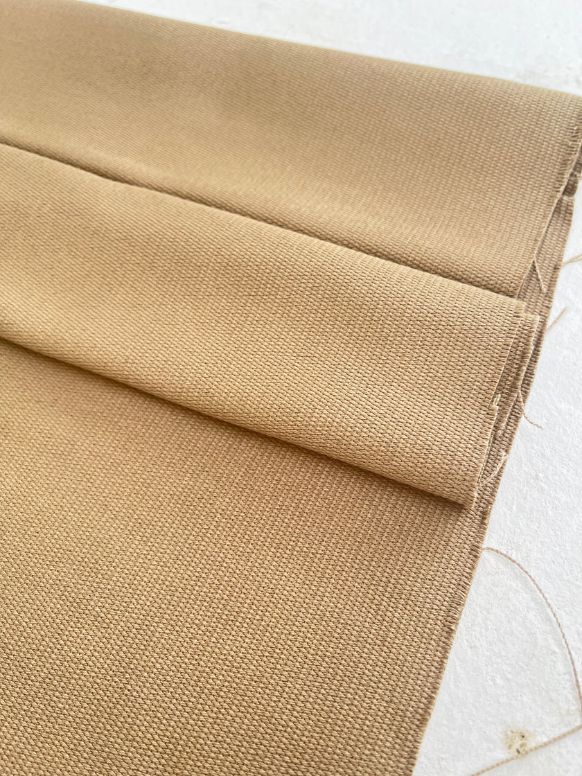 Ağır Ağırlıklı Yumuşatılmış Pamuklu Kumaş Metre Başına 400/m2 - Döşemelik Koyu Bej Fransız Stili - Doğal Döşemelik Kumaşlar. %100 Pamuk - 150 cm Genişlik