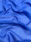 Şeffaf Deniz Mavisi Gingham Desenli Taşlı İpek Saten Saf İpek, Metre Metre İpek, İpek Şifon, Dut İpeği, İpek Metre, Ağır İpek, Lüks İpek Kumaş. 12mm/ 143 cm genişlik.