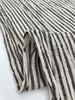 Beige Striped- Black Striped- Brown Striped Neutral Organic Cotton Fabric.