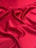 Saturated Red Satin Pure Silk.