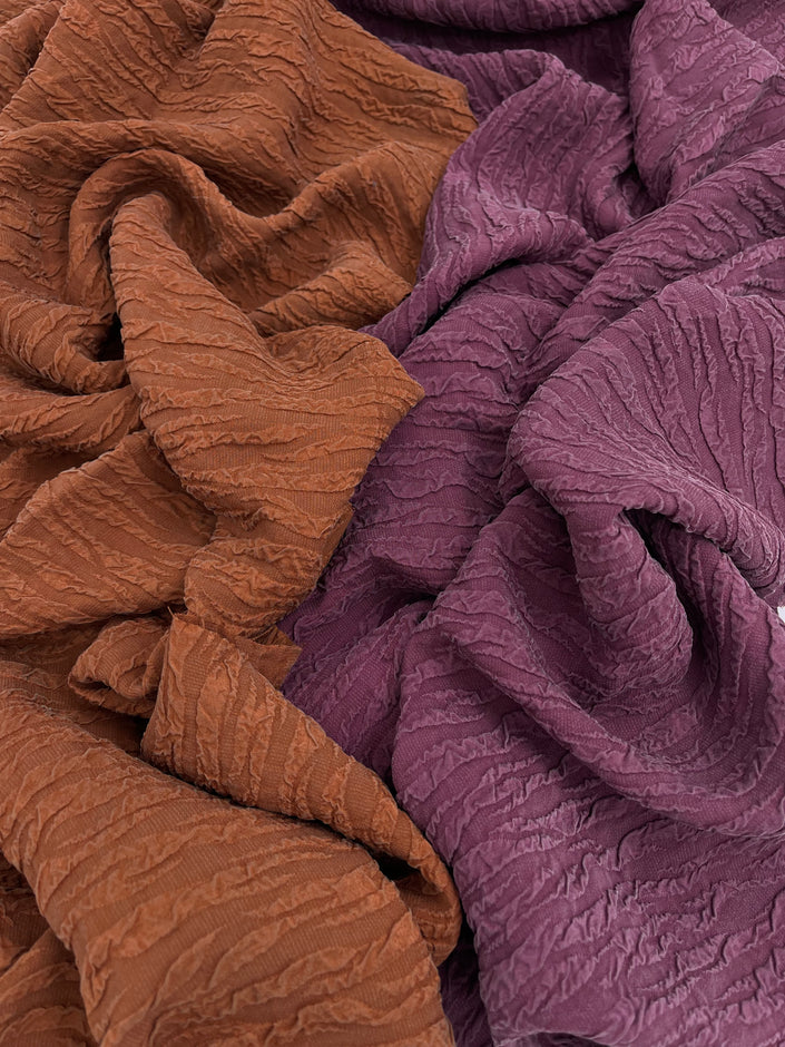 Jacquard Chiffon Silk, Designer Silk Fabric.