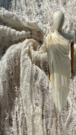 Ivory White Textured Linen Fabric By The Yard Natural Fabrics.