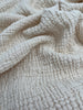 Tissu mousseline par cour - Tissu mousseline biologique - Mousseline de coton pour bébé - Tissu gaze 4 couches par mètre, 180 CM DE LARGEUR. Couverture nouveau-né.