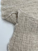 Keten Yarı Şeffaf Açık Dokuma Muslin Kumaş. - Organik Muslin Kumaş - Bebek Pamuklu Muslin - Metre ile 2 Katlı Tül Kumaş, 150 CM GENİŞLİK. Yenidoğan Battaniyesi.
