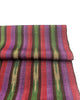 Purple Red Ikat Striped Silk Home Textile Interior Fabrics.