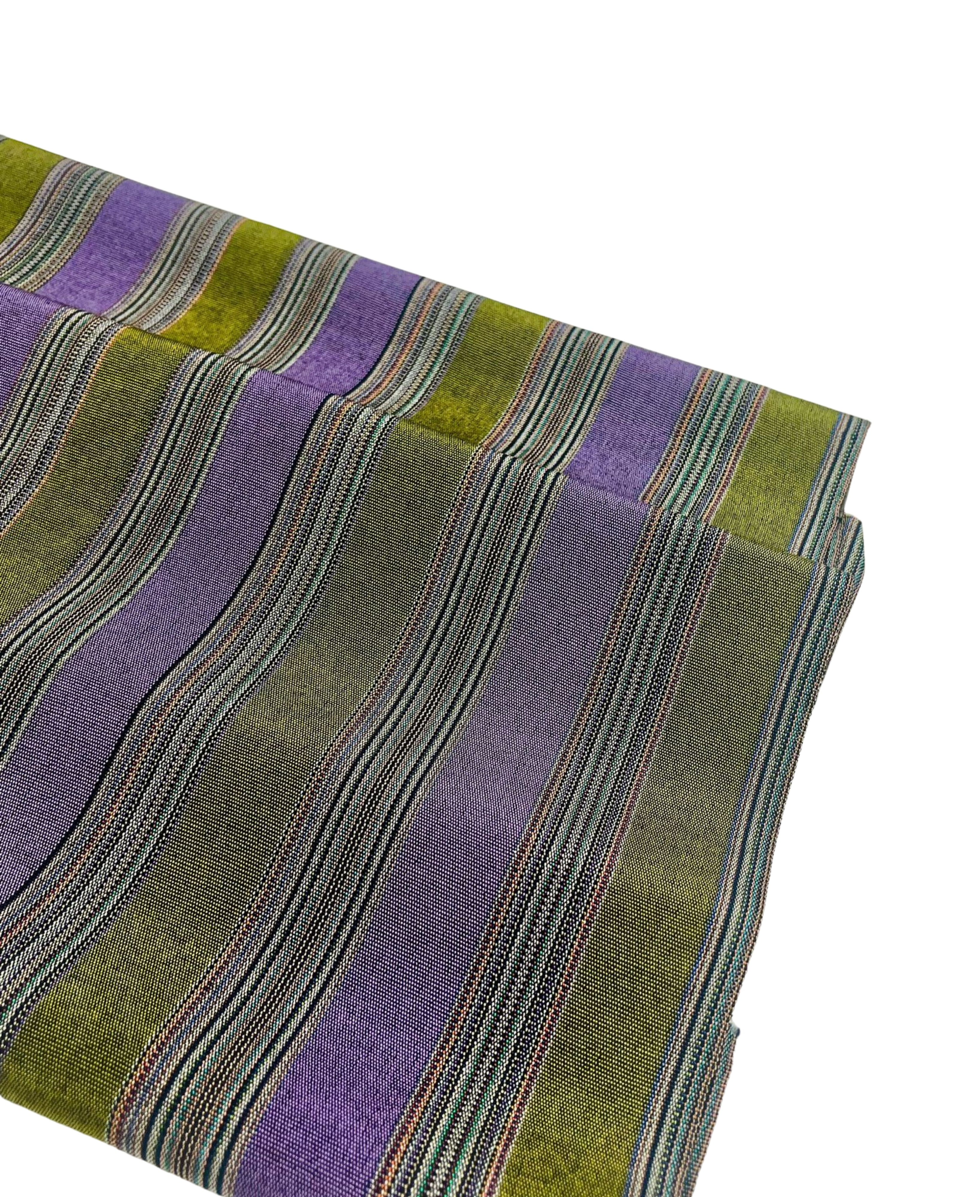 Purple Green Silk Home Textile Interior Fabrics.