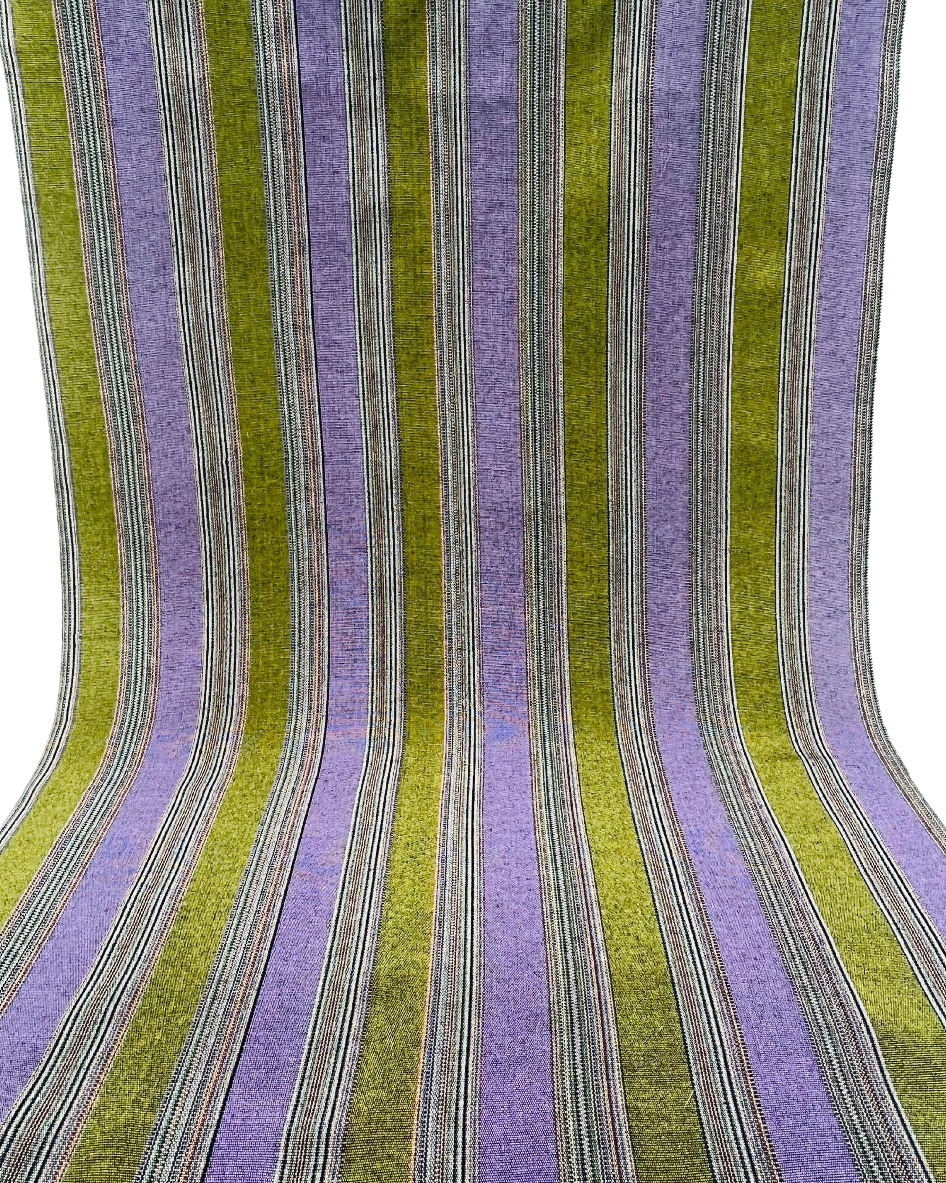 Purple Green Silk Home Textile Interior Fabrics.