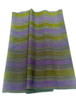 Purple Green Silk Home Textile Interior Fabrics.
