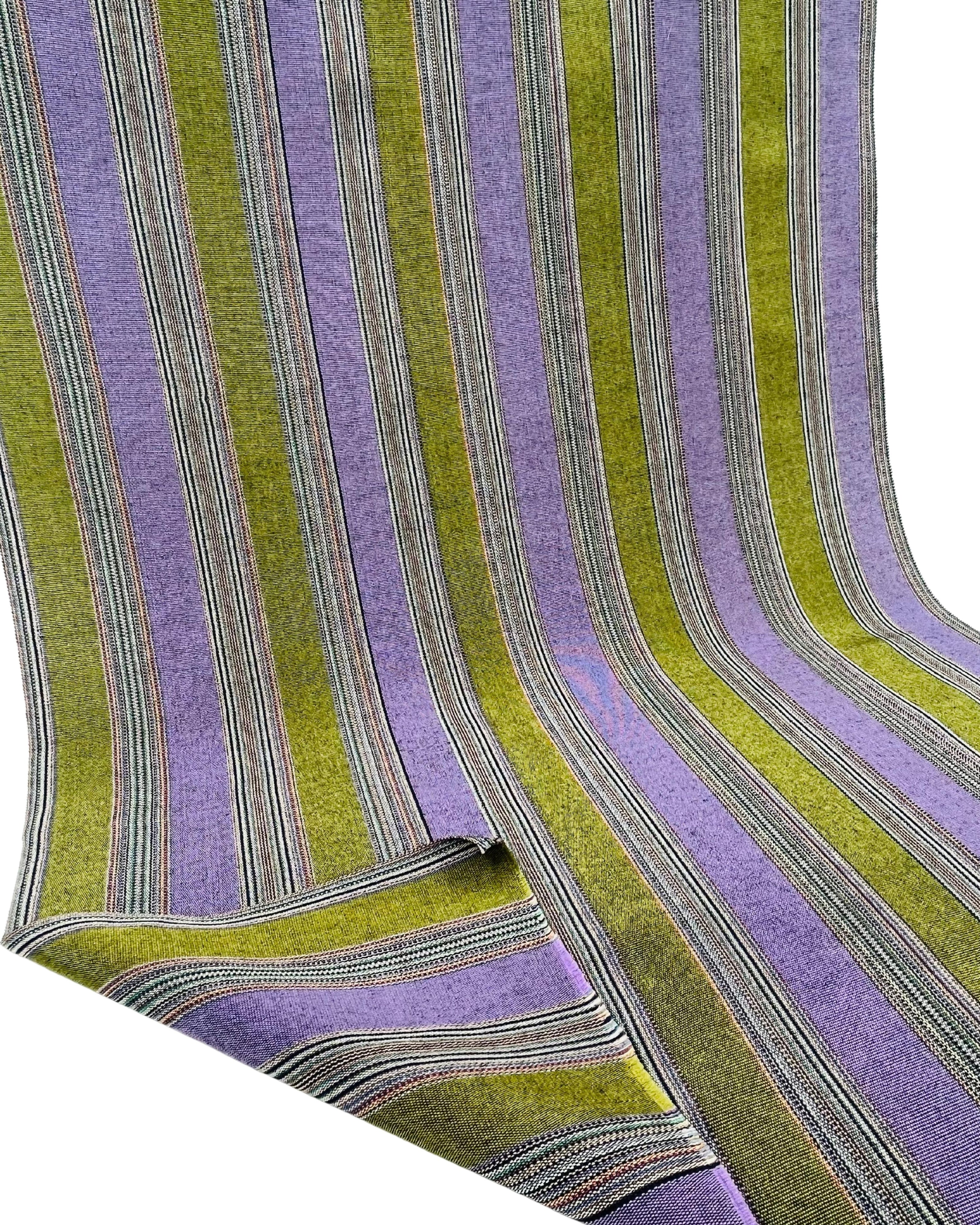 Purple Green Silk Home Textile Interior Fabrics.