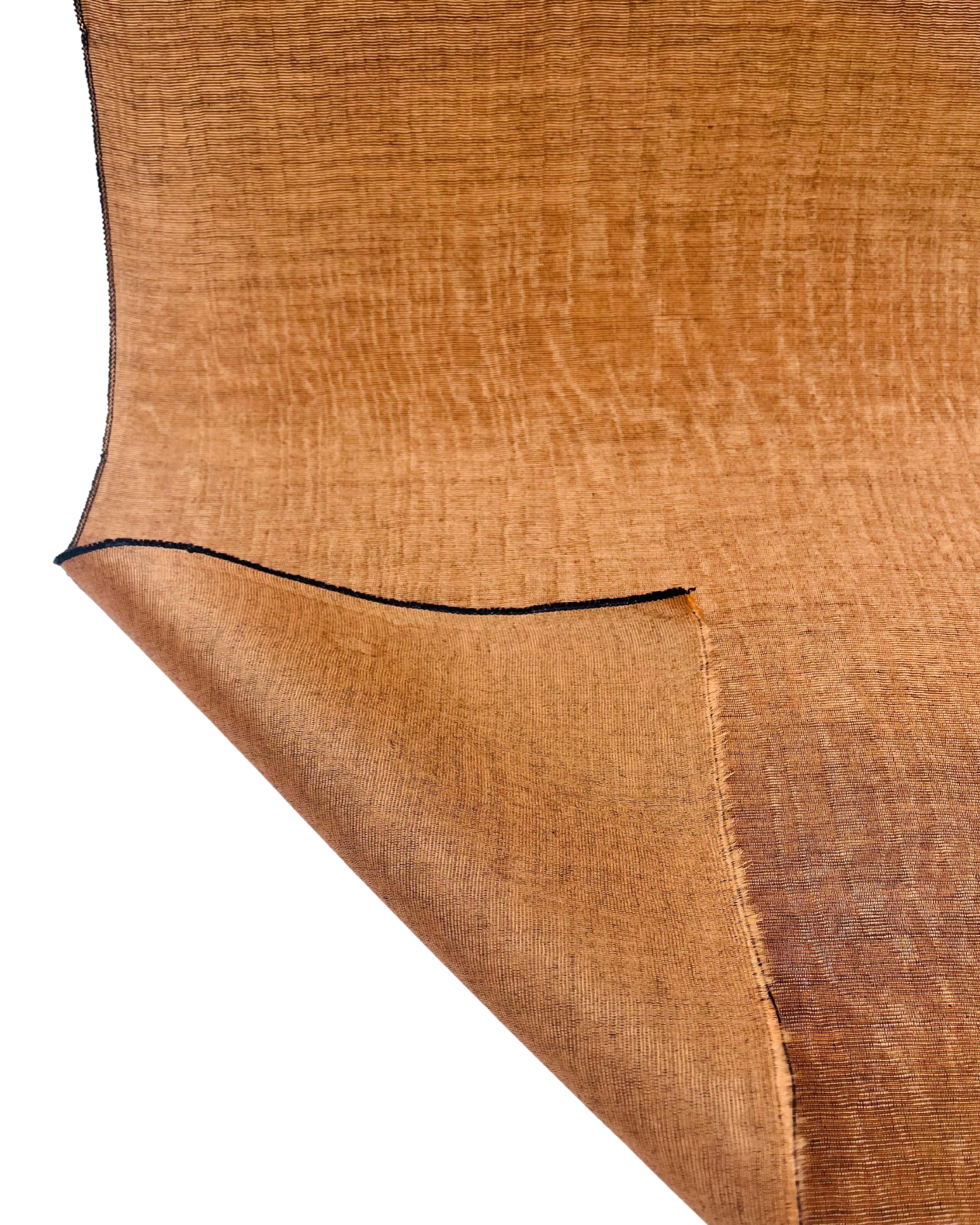 Brown Silk Moire Home Textile Interior Fabrics, Watermark Patterns.
