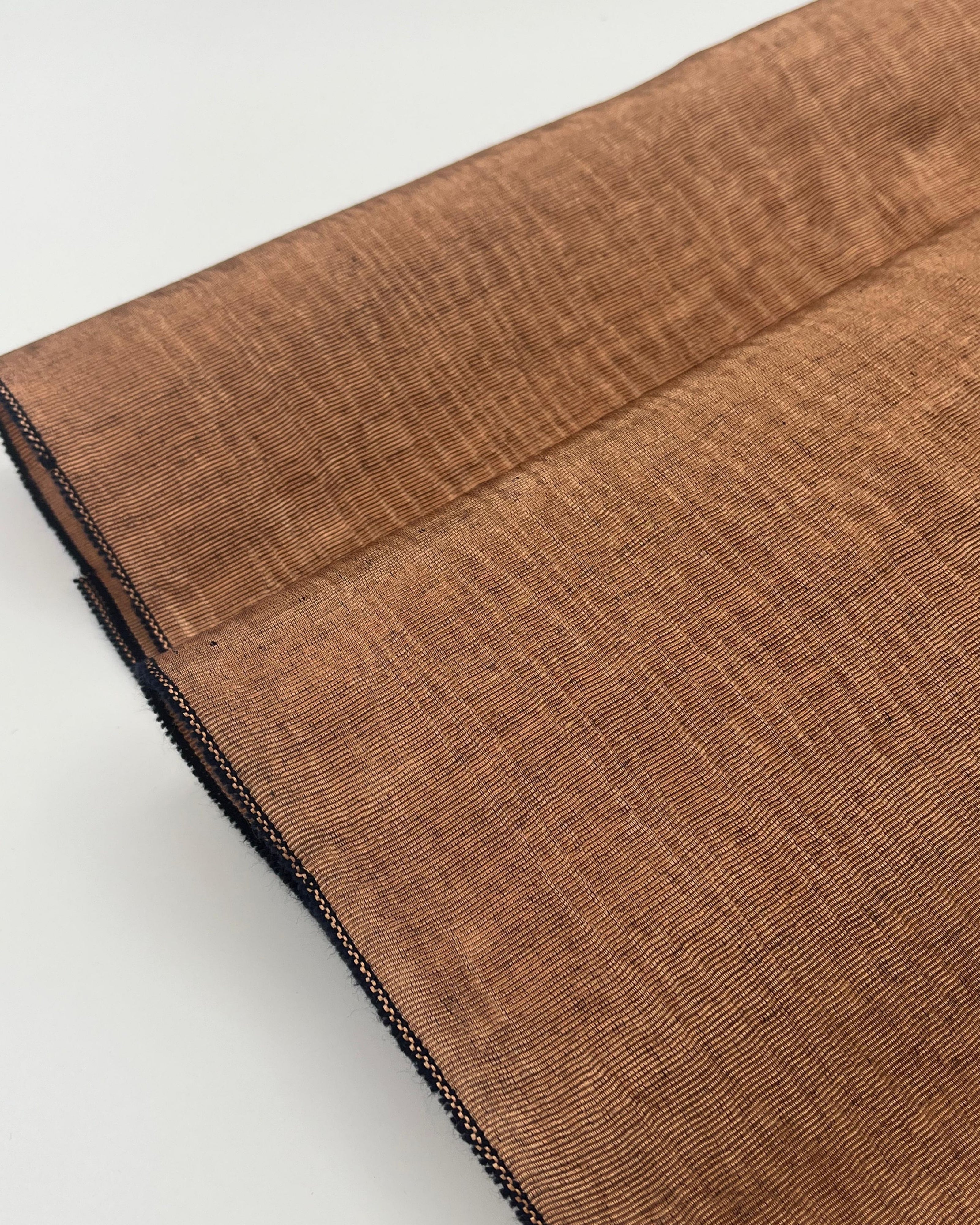 Brown Silk Moire Home Textile Interior Fabrics, Watermark Patterns.