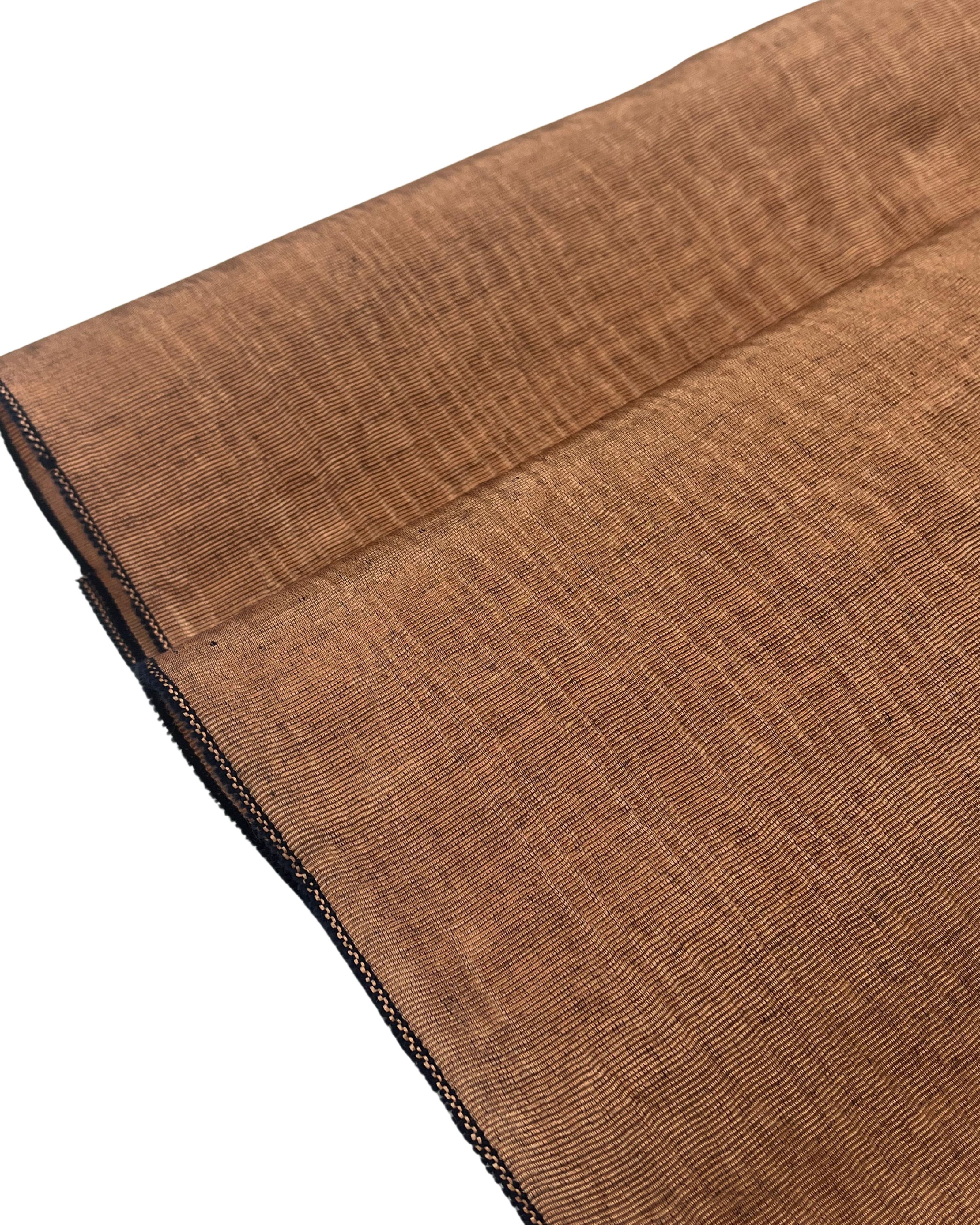 Brown Silk Moire Home Textile Interior Fabrics, Watermark Patterns.