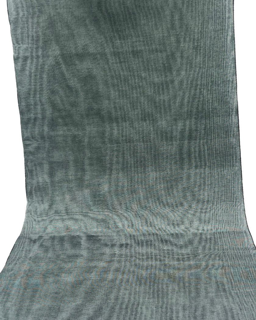 Rembourrage luxueux en soie vert sauge pour tête de lit ottoman, tissus d'intérieur pour textiles de maison : housses d'oreiller, motifs inspirés du kimono, motifs en filigrane.