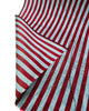 Blue Burgundy Striped Silk Home Textile Interior Fabric Moire.