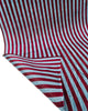 Blue Burgundy Striped Silk Home Textile Interior Fabric Moire.