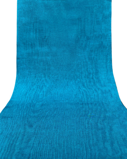 Blue Silk Home Textile Interior Fabrics Watermark Patterns.