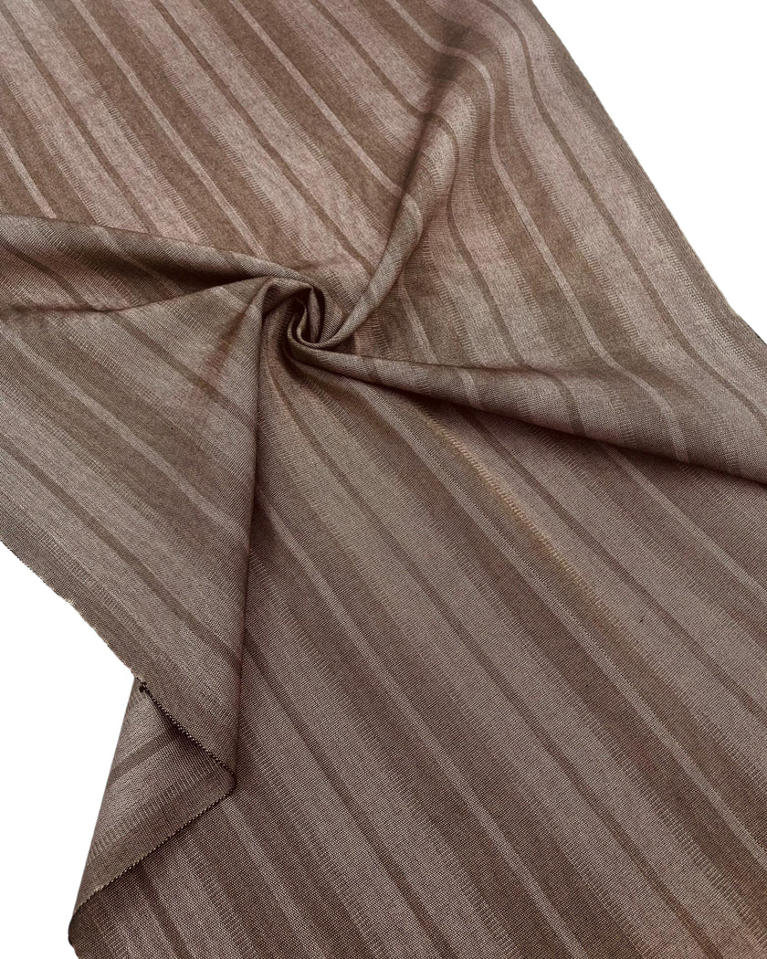 Kahverengi Bej Çizgili Lüks İpek Döşeme Osmanlı Başlık, Ev Tekstili İç Mekan Kumaşları: Yastık Kılıfları, Kimono Esintili Tasarımlar, Filigran Desenleri.