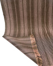 Brown Beige Striped Silk Home Textile Interior Fabrics Watermark Patterns.