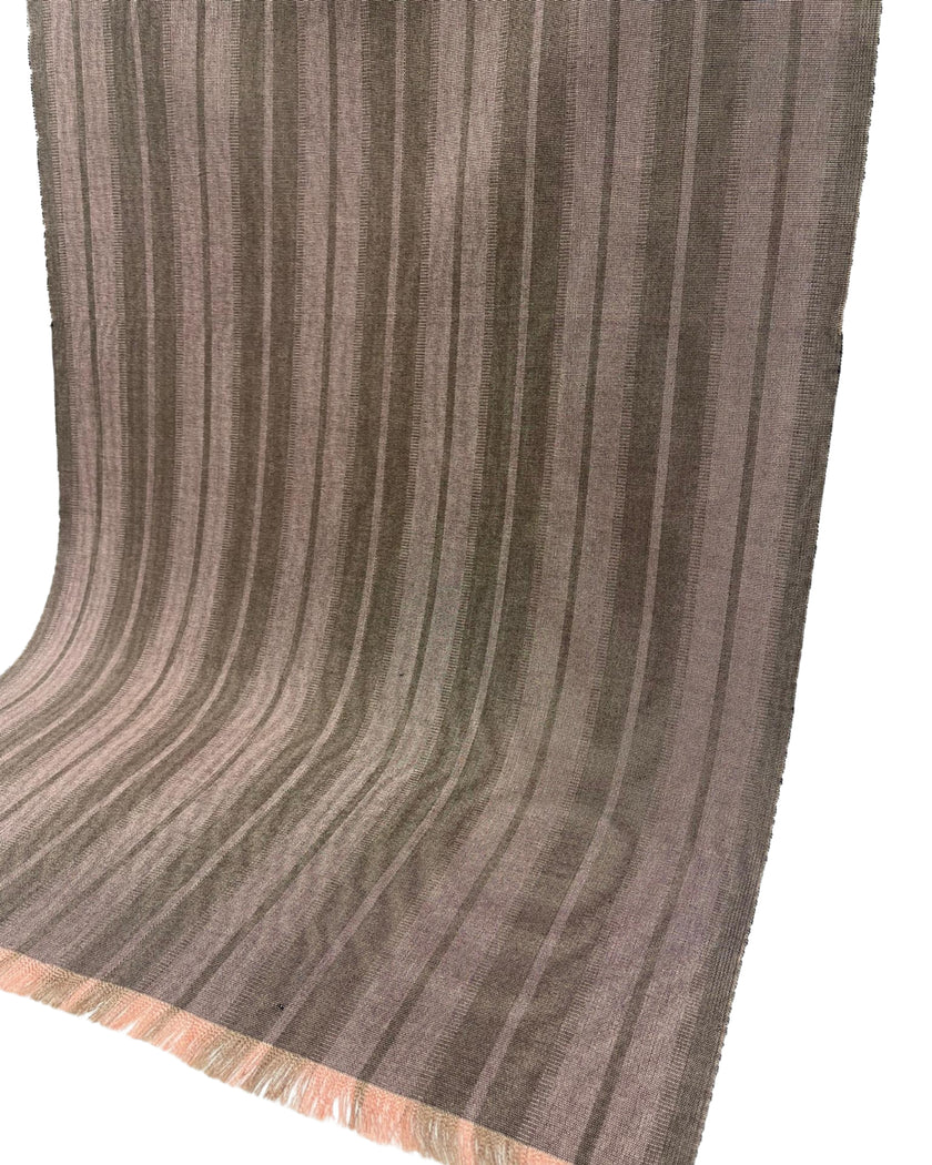 Kahverengi Bej Çizgili Lüks İpek Döşeme Osmanlı Başlık, Ev Tekstili İç Mekan Kumaşları: Yastık Kılıfları, Kimono Esintili Tasarımlar, Filigran Desenleri.