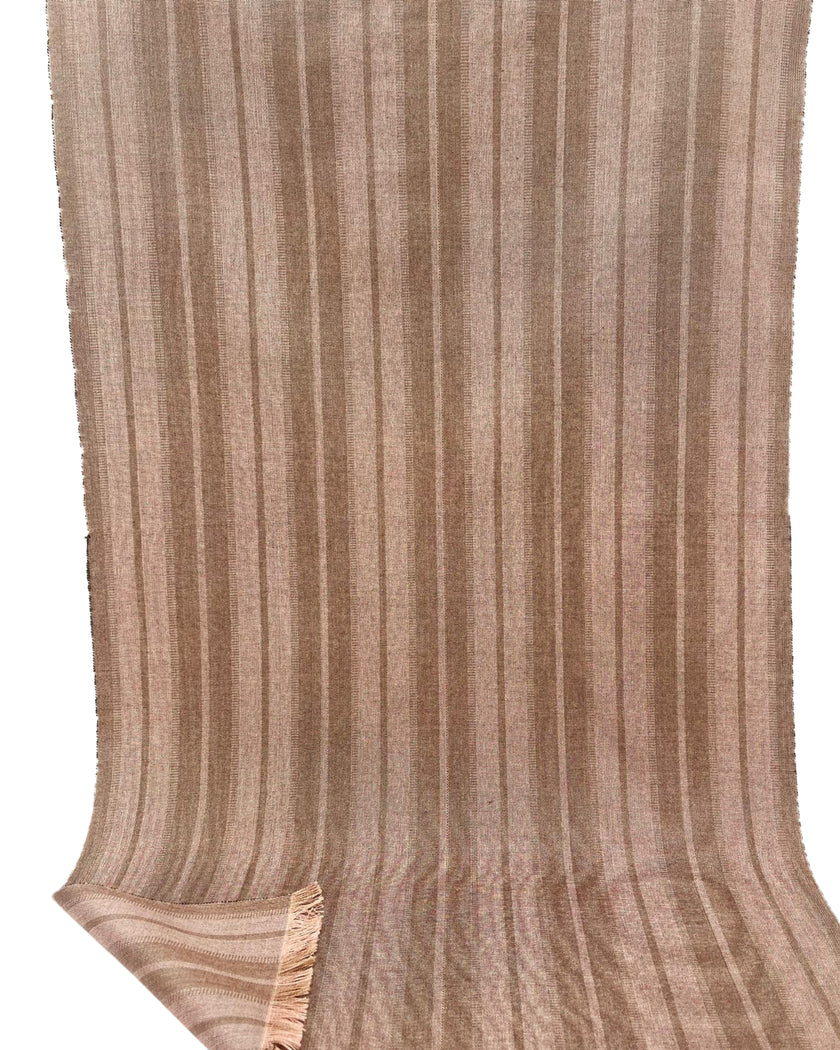 Kahverengi Bej Çizgili Lüks İpek Döşeme Osmanlı Başlık, Ev Tekstili İç Mekan Kumaşları: Yastık Kılıfları, Kimono Esintili Tasarımlar, Filigran Desenleri.