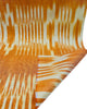 Ikat Yellow Striped Silk Home Textile Interior Fabrics Moire, Watermark Pattern.