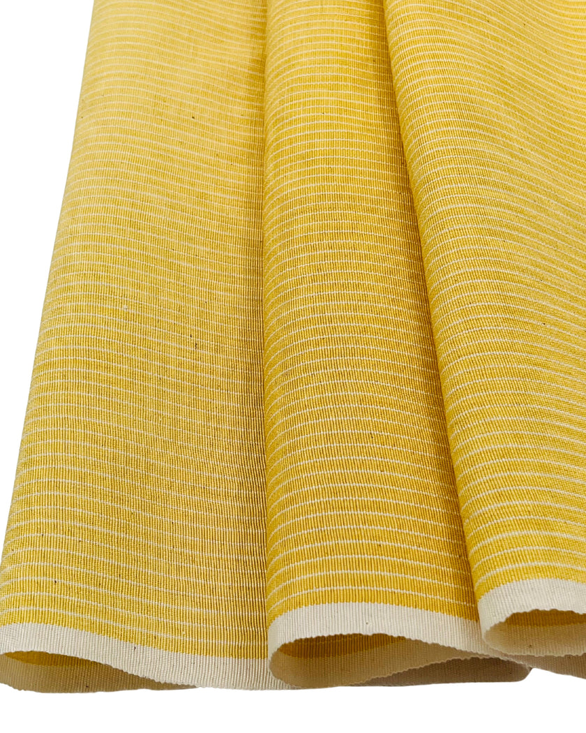 Pin Sarı Çizgili Lüks İpek Döşeme Osmanlı Başlık, Ev Tekstili İç Mekan Kumaşları: Yastık Kılıfları, Kimono Esintili Tasarımlar, İpek Şantung.