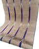 Ikat Purple Striped Silk Upholstery Home Textile Interior Fabrics Moire.