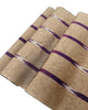 Ikat Purple Striped Silk Upholstery Home Textile Interior Fabrics Moire.