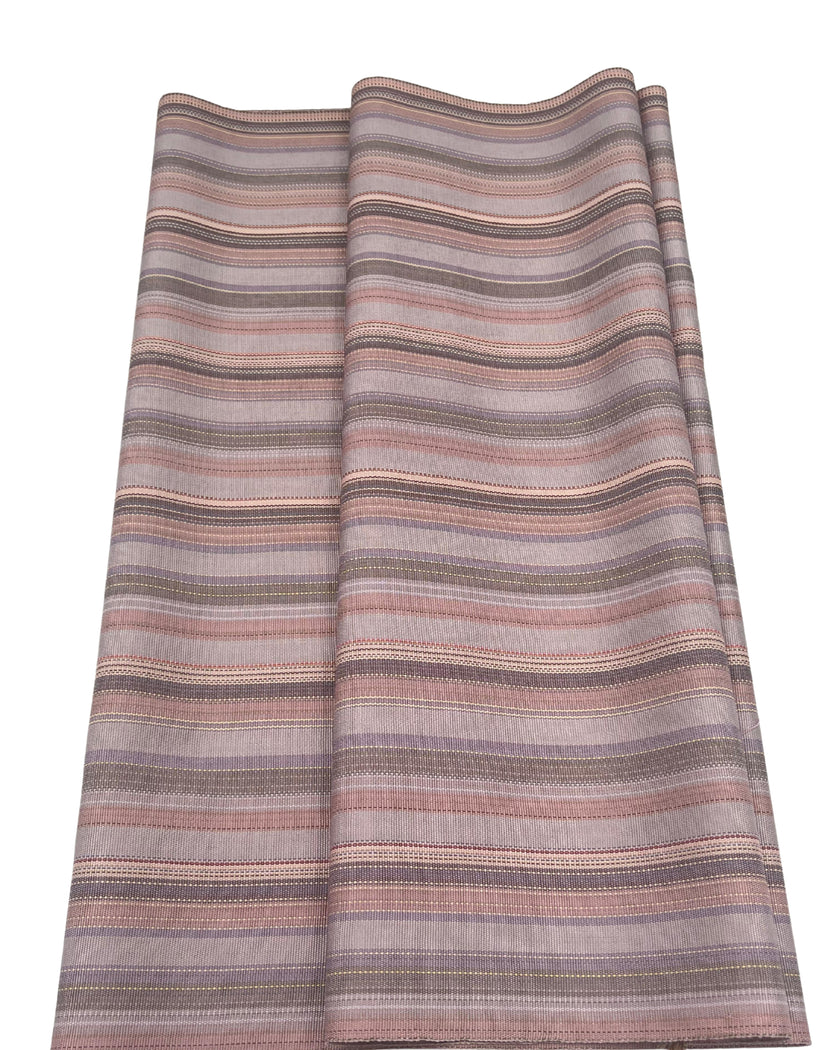 Osmanlı Başlık İçin Pembe Çizgili Lüks İpek Döşeme, Ev Tekstili İç Mekan Kumaşları: Yastık Kılıfları, Kimono Esintili Tasarımlar, İpek Şantung Saten İpek.